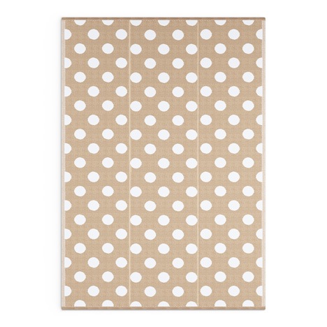 Coffee Polka Dots Mat - Shradha Mats