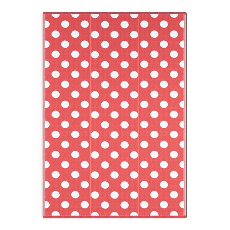 Red Polka Dots Mat - Shradha Mats