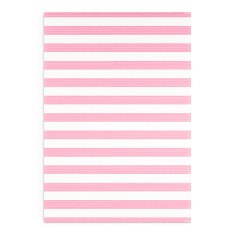 Baby Pink Stripes Mat - Shradha Mats