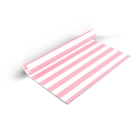 Baby Pink Stripes Mat - Shradha Mats