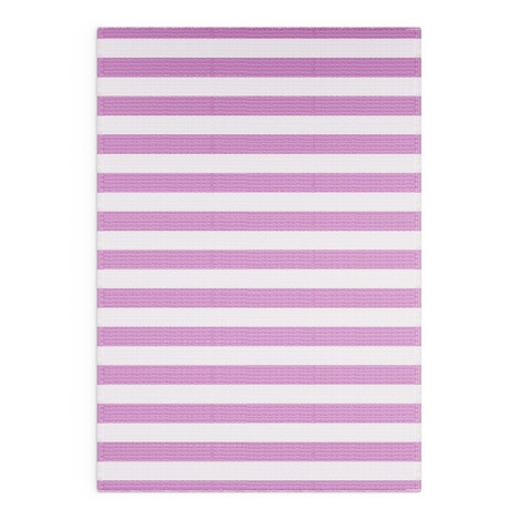 Lilac Stripes Mat - Shradha Mats