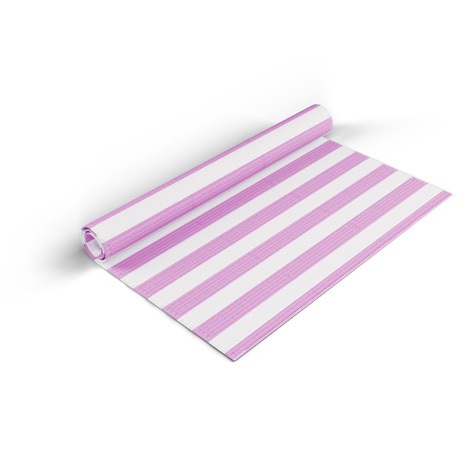 Lilac Stripes Mat - Shradha Mats