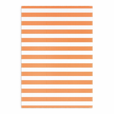 Orange Stripes Mat - Shradha Mats