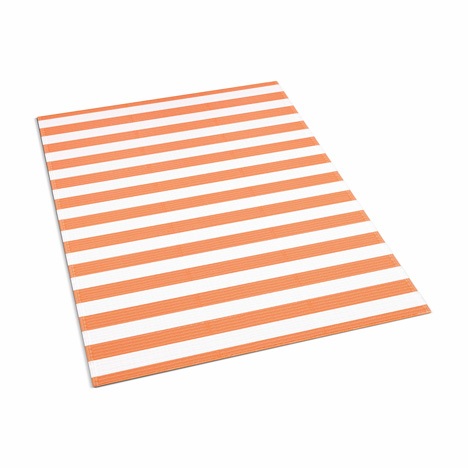 Orange Stripes Mat - Shradha Mats